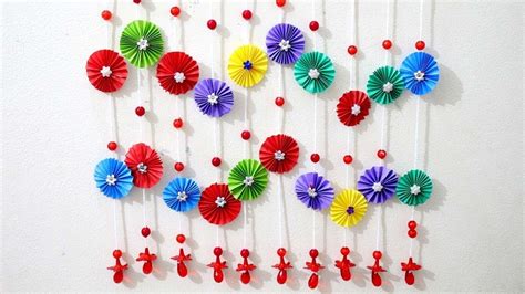 Paper Wall Hanging Ideas Paper Craft Ideas For Room Decoration Wall
