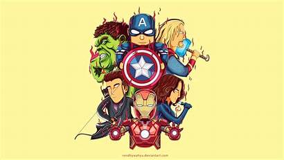 Avengers 4k Wallpapers Cartoon Iron Thor Animated