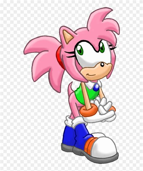 Classic Amy Rose And Classic Sonic