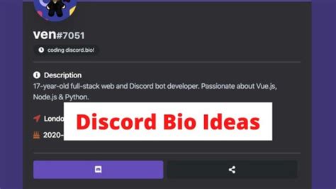 150discord Bio Ideas