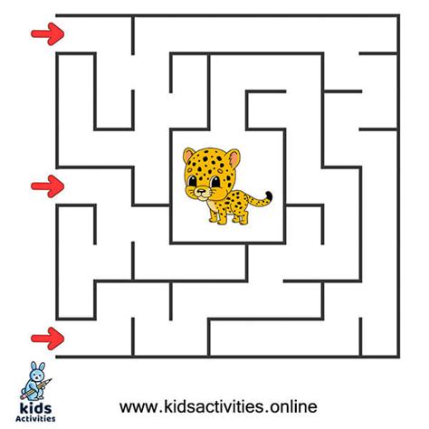 Easy Mazes For Kids Free Printable ⋆ Kids Activities