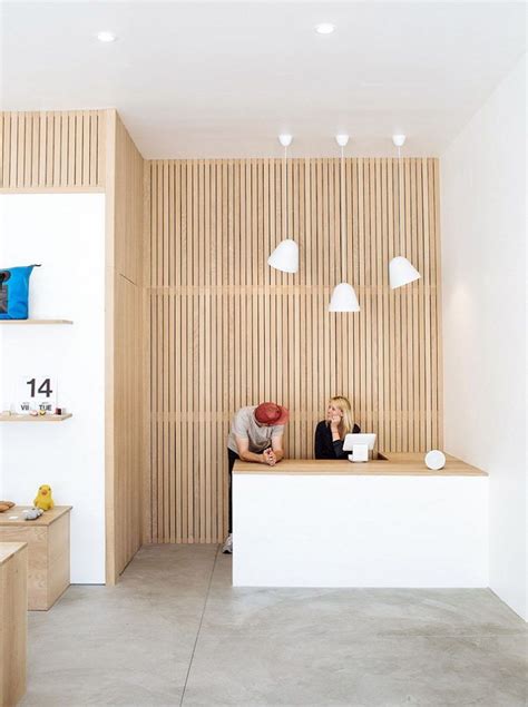 Wood Slat Trend The Merrythought Yoga Studio Design Store Interiors