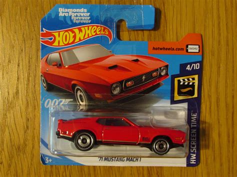 My Best Toys Hot Wheels 007 Diamonds Are Forever 71 Mustang Mach 1