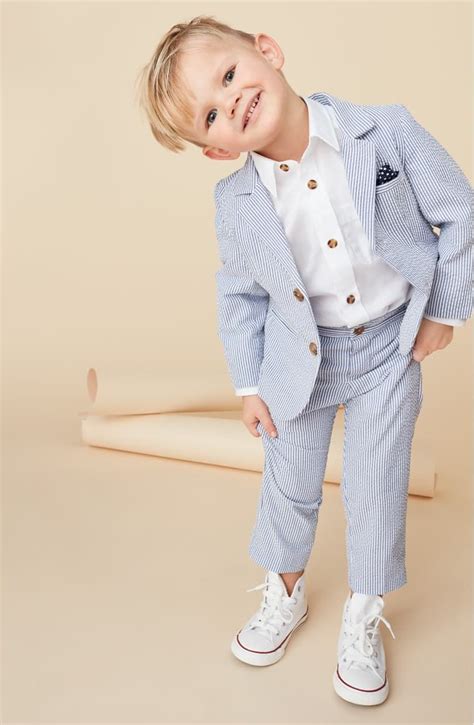 Little Brother By Pippa And Julie Seersucker Suit Set Baby Boys