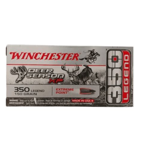 Winchester 350 Legend Deer Season Xp 150 Gr Top Shelf Ammo