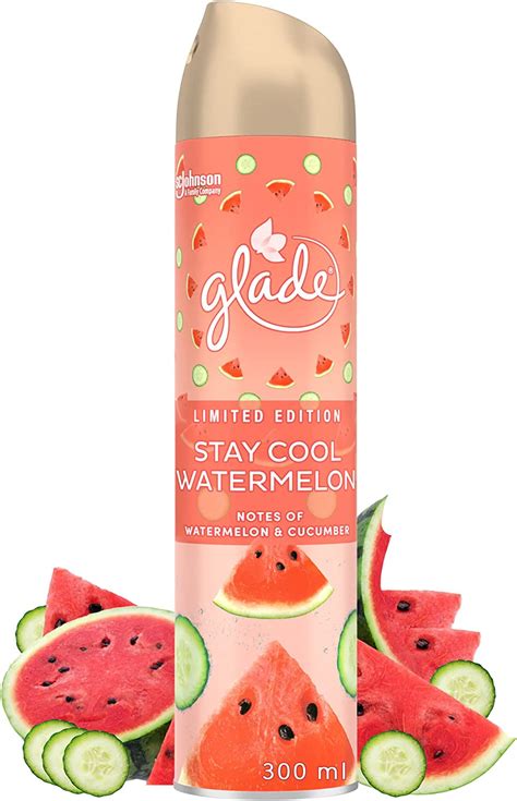 Glade Air Freshener Aerosol Room Spray Stay Cool Watermelon Pack Of X Ml