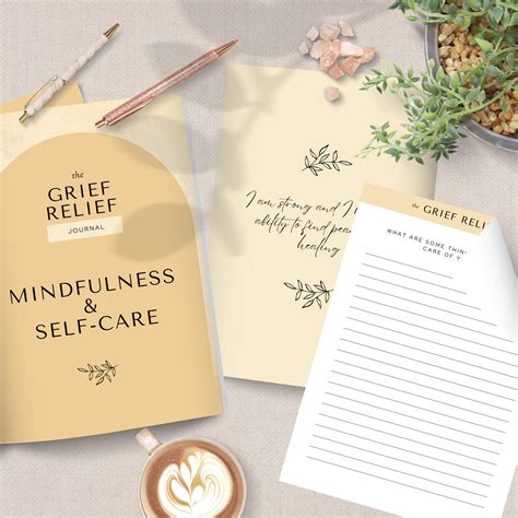 Guided Grief Journal Digital Printable Template, Grief Journal Prompts