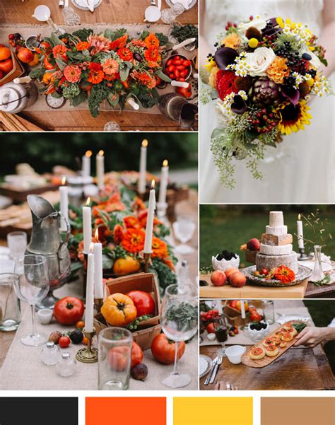 Vintage Fall Weddings—top 3 Hot Wedding Color Inspiration