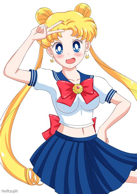 Sailor Moon Usagi Tsukino By Helltzujih On DeviantArt Usagi Tsukino Mario Characters Disney