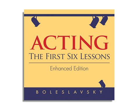 Acting The First Six Lessons Audiobook — Echo Point Books And Media Llc