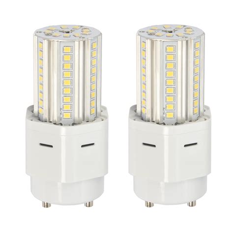 Buy 2 Pack 10w Led Bulbgu24 Led Light Bulb Base1400 Lumens5000k Daylight 360 Degree Beam