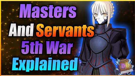 Masters And Servants Of The 5th War Explained Fate Stay Night Deep
