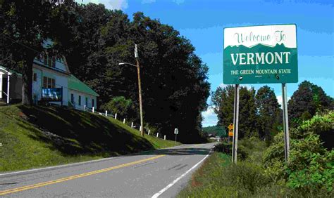Welcome To Vermont Sign Bayareacannabis