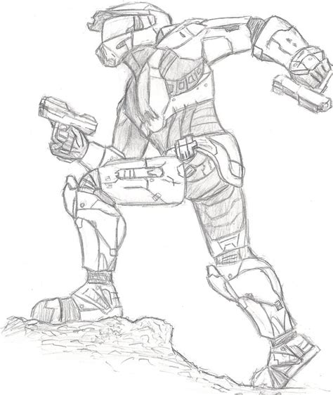 Halo 4 Master Chief Drawing At Getdrawings Free Download