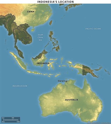 Baseline Australia Indonesia Map Stratfor