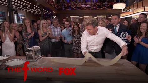 Gordon Ramsay Attempts To Set A World Record For Pasta Rolling Season
