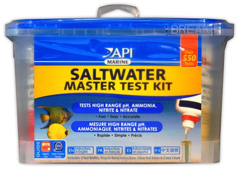 Api Master Saltwater Test Kit Marine Ph Ammonia Fish And Reef Tank