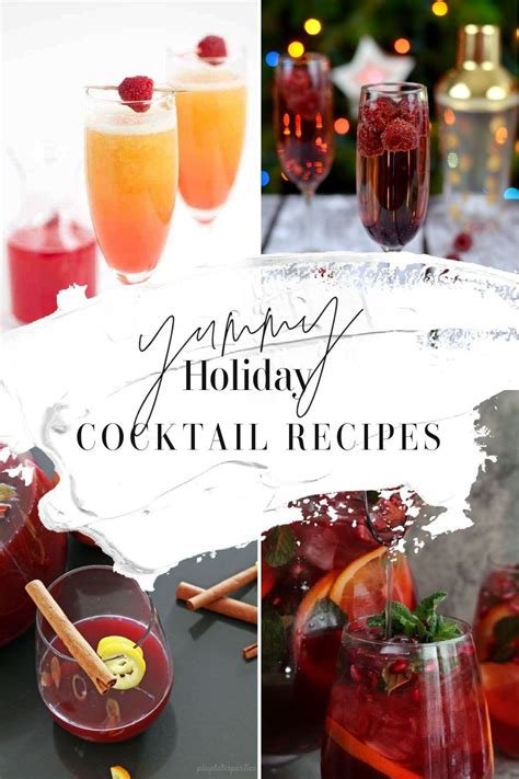 holiday cocktails mocktails to celebrate the season fun holiday food holiday cocktails
