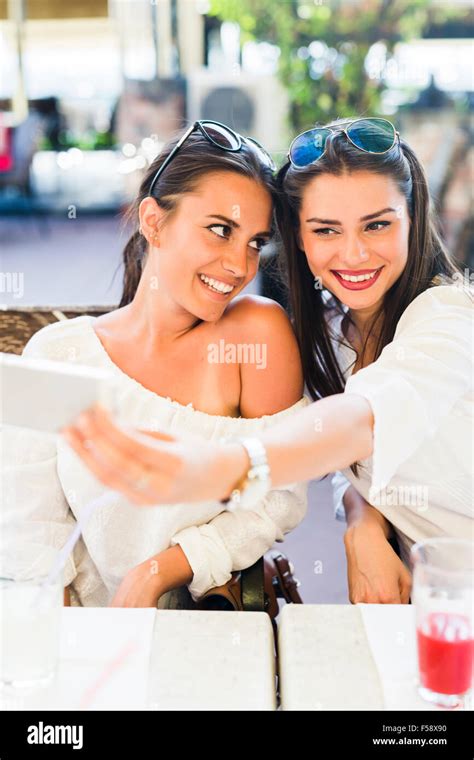 Young Women Selfie Hi Res Stock Photography And Images Alamy