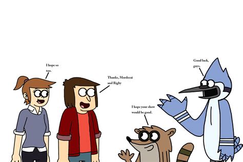 Mordecai And Rigby Meets Couple From Close Enough By Marcospower1996 On
