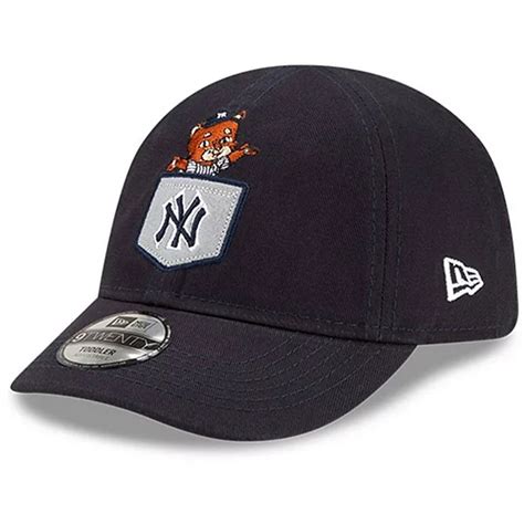 Toddler New Era Navy New York Yankees Mascot Plate 9twenty Adjustable Hat