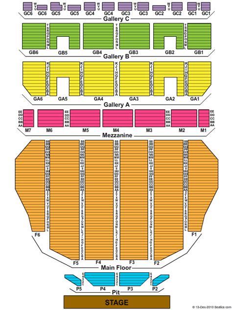 Seat Number Fox Theater Atlanta Seating Chart With Numbers