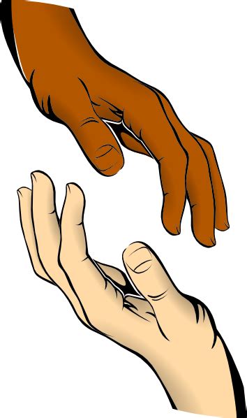 Touching Hands Clip Art At Vector Clip Art Online Royalty Free And Public Domain