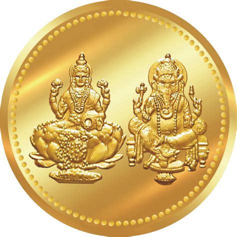 Lakshmi Gold Coin Png Transparent Image Png Mart