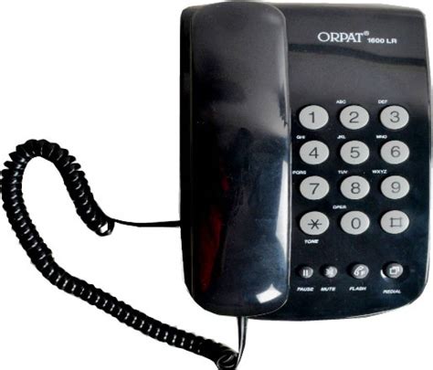 Orpat 1600 Lr Corded Landline Phone Price In India Buy Orpat 1600 Lr