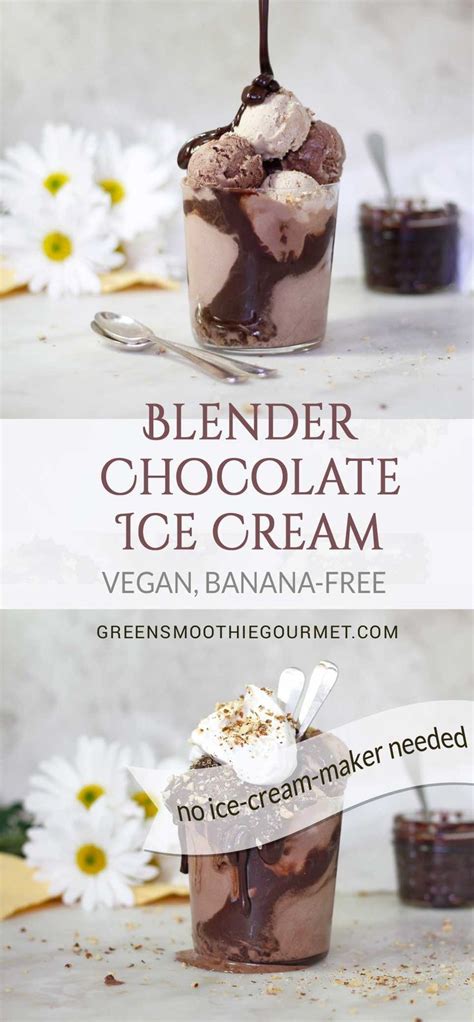 However, you can't make as much ice cream with the twister jar. Blender Chocolate Ice Cream - {vegan, banana-free} The fastest route possible… | Dairy free ...