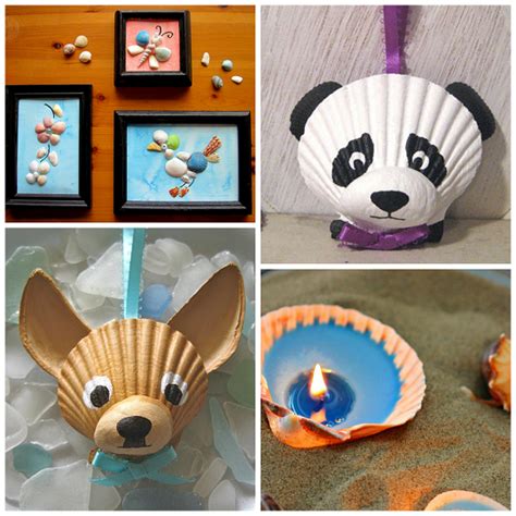 Adorable Seashell Craft Ideas For Kids Kids Craftslapset Ja Askartelu