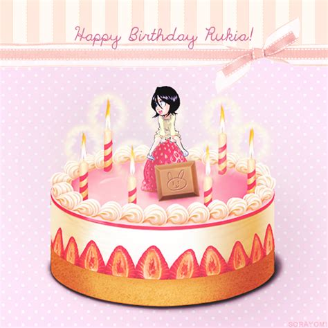 Happy Birthday Rukia Bleach Anime Happy Birthday Kuchiki Rukia