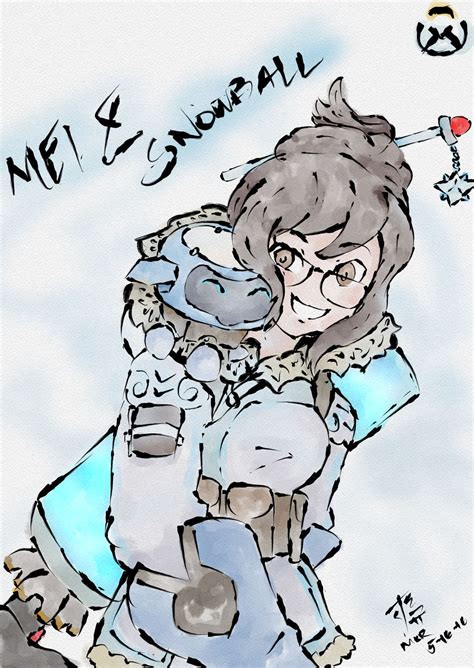 Mei Ling Zhou And Snowball From Overwatch By Markhare On Deviantart