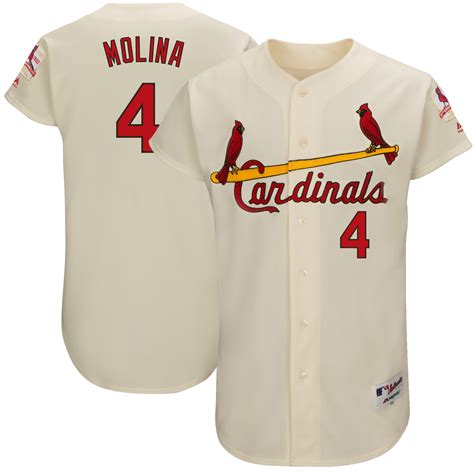 Louis Cardinals Retro Spieler Baseball Jersey Mlb Trikot Yadier Molina