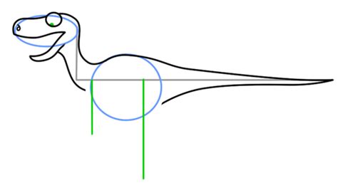 Velociraptor lived in the late cretaceous, at the very end of the age of the dinosaurs. Cartoon Raptor Drawing Lesson