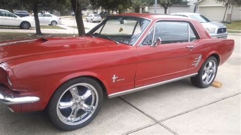 Cherry Red Hard Top V8 Mustang 3 Speed Manual Classic Ford Mustang