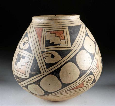 Large Casas Grandes Polychrome Pottery Vessel - Apr 25, 2019 | Artemis ...