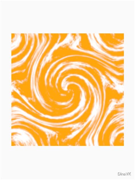 Bright Pattern With Orange Swirls T Shirt By Dinavk Redbubble