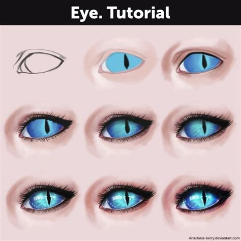 How To Paint An Eye 25 Amazing Tutorials Eye Drawing Tutorials Eye