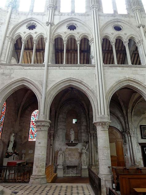 Moret Sur Loing Seine And Marne Eglise Notre Dame élévation Côté