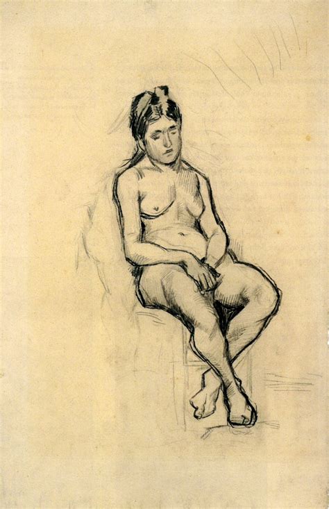 Seated Female Nude C Vincent Van Gogh Wikiart Org The Best Porn Website