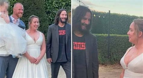 Bride And Groom Delighted As Keanu Reeves Makes Appearance At Their