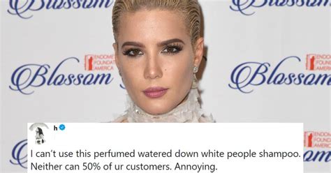 halsey s tweet about white people shampoo sparks debate on social media