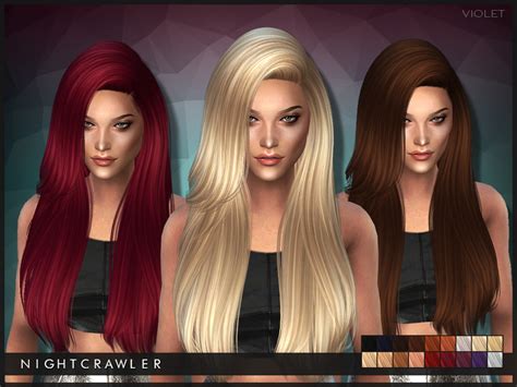 Sims 4 Ccs The Best Female Hair By Nightcrawler
