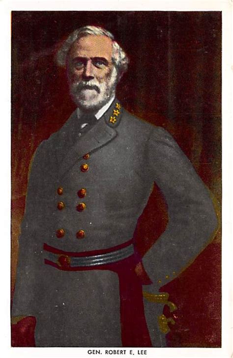 Gen Robert E Lee Usa Civil War Postcard