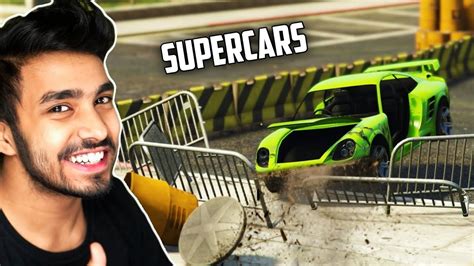 Destroying The Super Cars Techno Gamerz Youtube