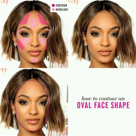 slfmag oval face shapes face shapes contouring and highlighting