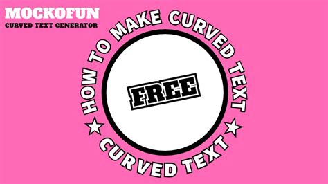 Curved Text Generator How To Curve Text Without Photoshop Youtube