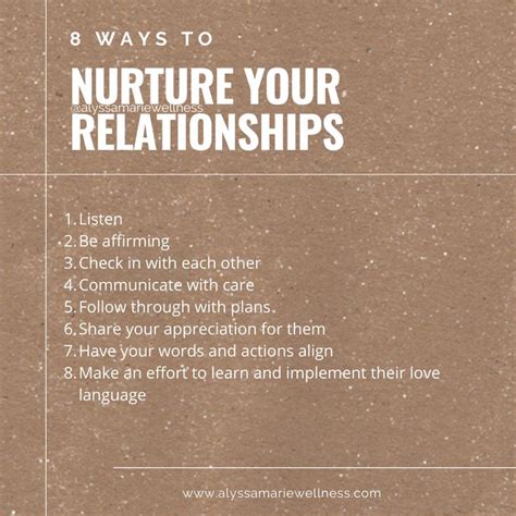 On Nurturing Your Relationships In 2021 Relationship Therapy