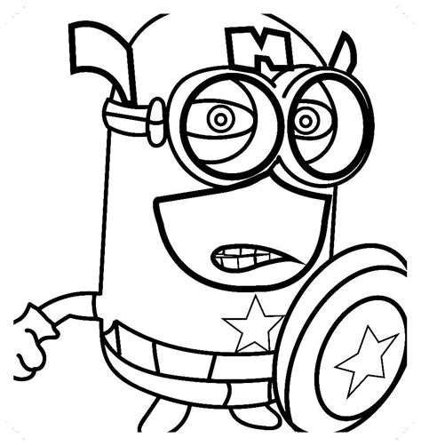 Los más lindos dibujos de MINIONS para colorear y pintar a todo color Imágenes prontas para des